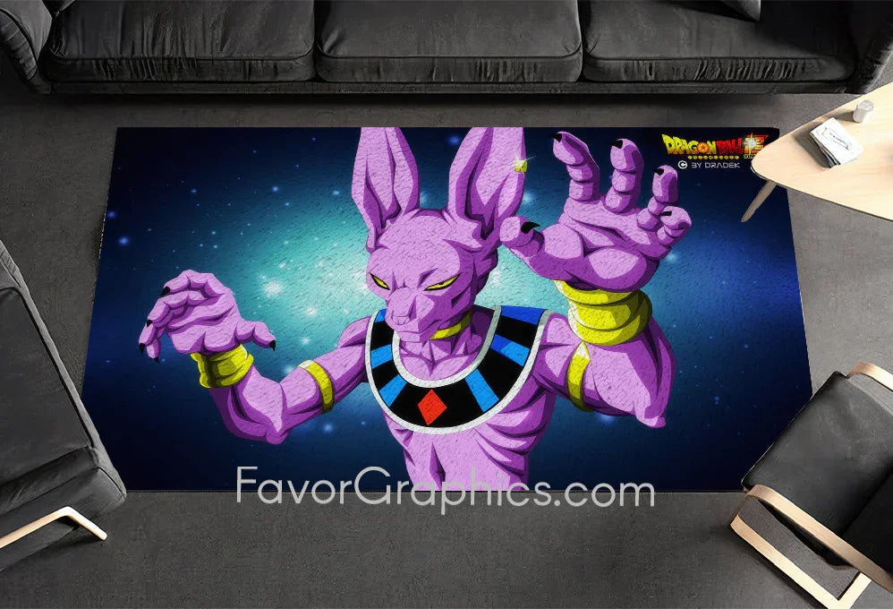 Beerus Dragon Ball Home Bedroom Decor Rug Carpet Mat