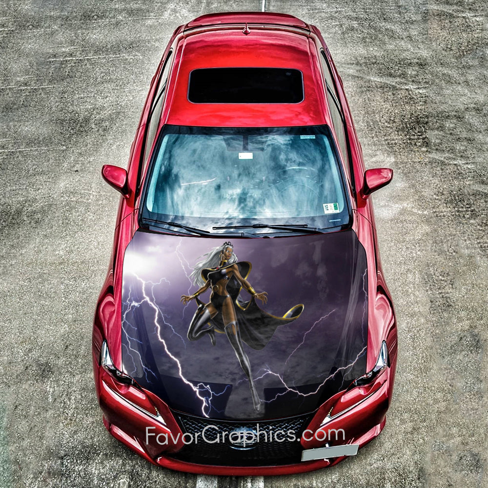 X-Men's Storm Ororo Munroe Itasha Car Vinyl Hood Wrap