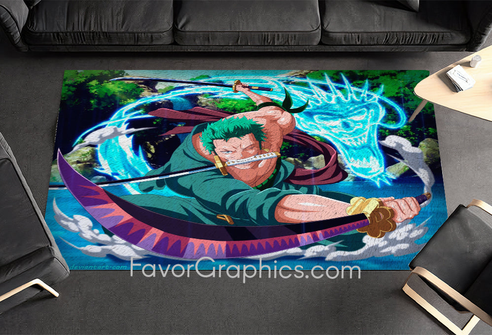 Roronoa Zoro Home Bedroom Decor Rug Carpet Mat