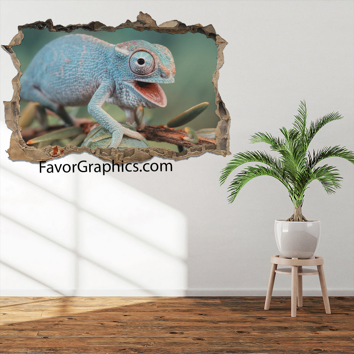 Chameleon Vinyl Wall Art Decal Sticker Poster Print Mural