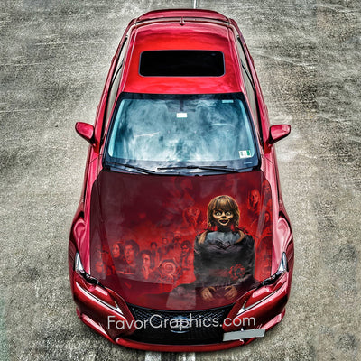 Annabelle Itasha Car Vinyl Hood Wrap Decal Sticker