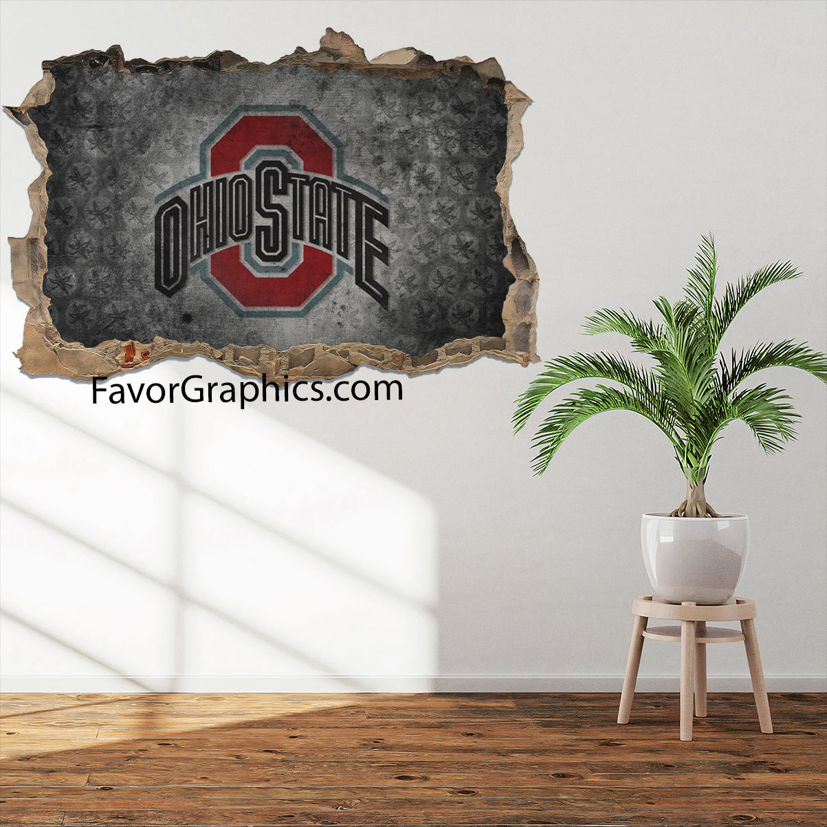 Ohio State Buckeyes Vinyl Wall Art Decal Sticker Poster Print Mural