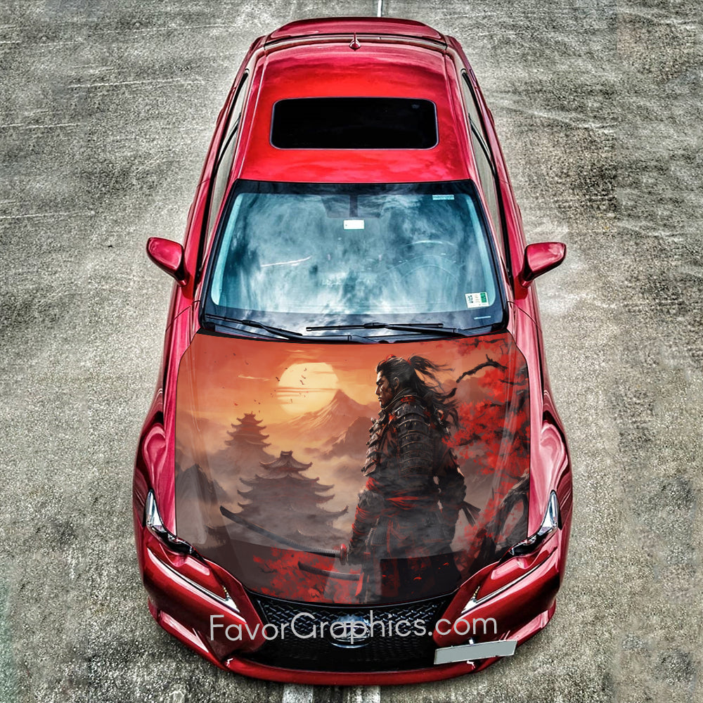 Samurai Itasha Car Vinyl Hood Wrap Decal Sticker