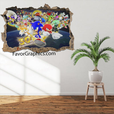 Sonic The Hedgehog Vinyl Wall Art Decal Sticker Poster Print Mural