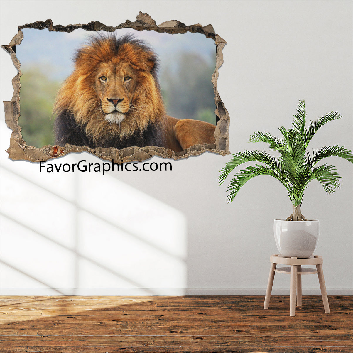 Lion  Vinyl Wall Art Decal Sticker Poster Print Mural