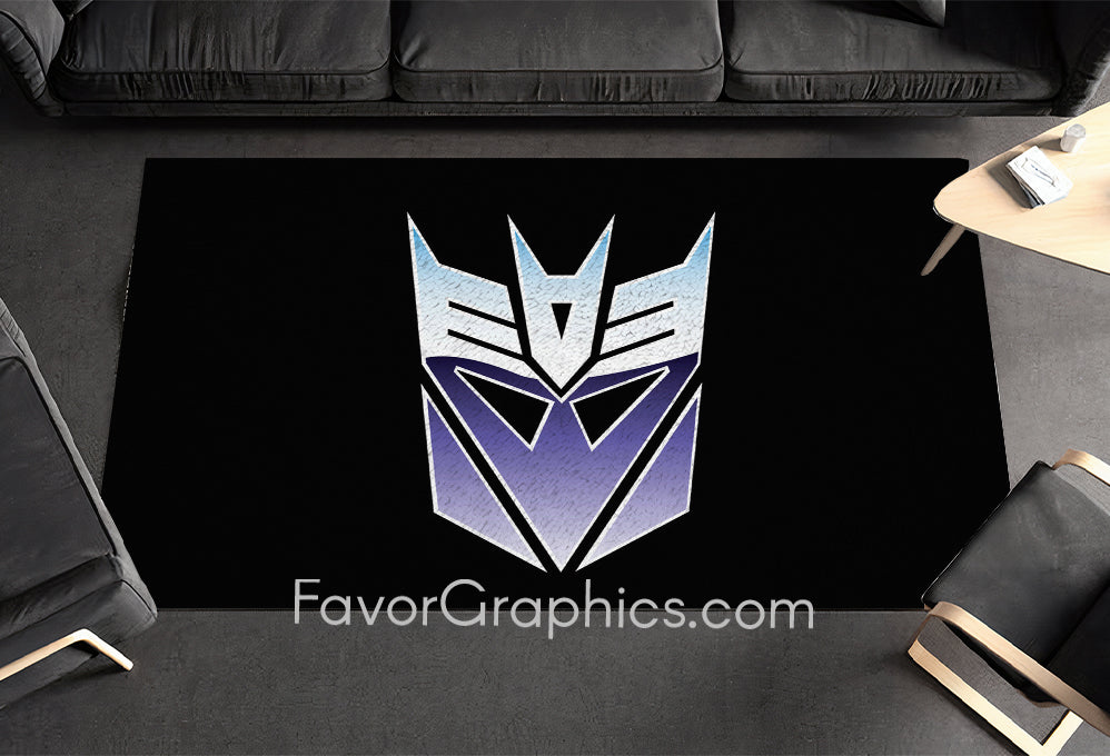 Decepticons Transformers Home Bedroom Decor Rug Carpet Mat