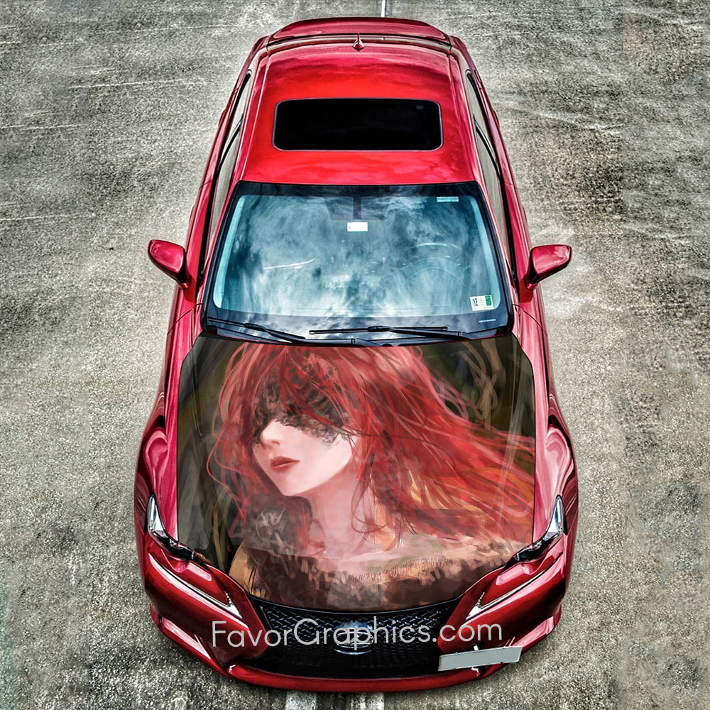 Malenia Elden Ring Itasha Car Vinyl Hood Wrap Decal Sticker