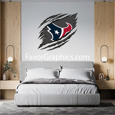 Houston Texans Home Room Wall Vinyl Decal Sticker Mural Poster