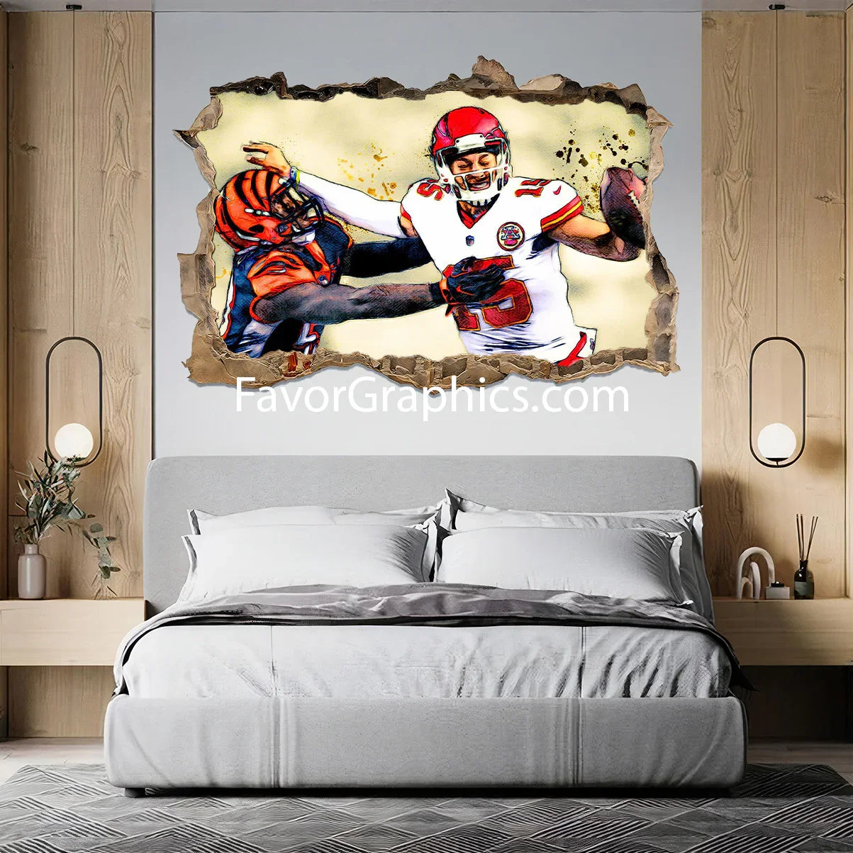 Patrick Mahomes Vinyl Wall Art Decal Sticker Poster Print Mural