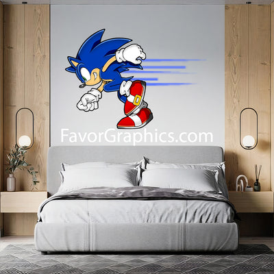 Sonic The Hedgehog Home Room Wall Vinyl Decal Sticker Mural Poster