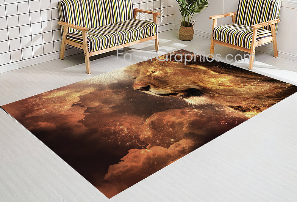 Lion Home Bedroom Decor Rug Carpet Mat