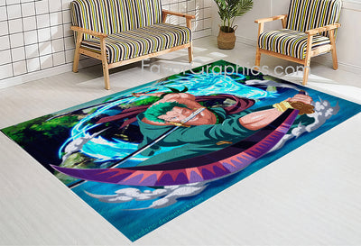 Roronoa Zoro Home Bedroom Decor Rug Carpet Mat