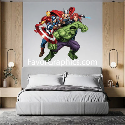 Avengers Superheroes Home Room Wall Vinyl Decal Sticker Mural Poster