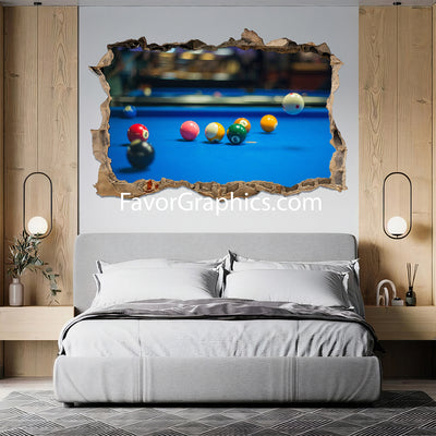 Billiard Vinyl Wall Art Decal Sticker Poster Print Mural