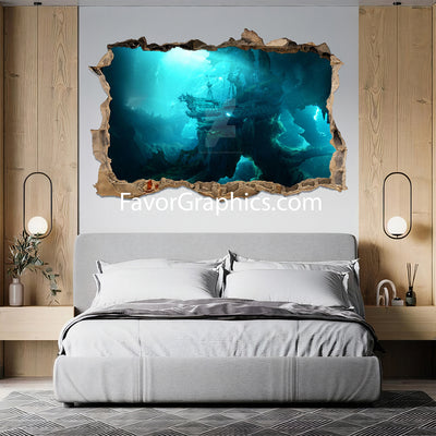 Underwater Under The Sea Vinyl Wall Art Decal Sticker Poster Print Mural