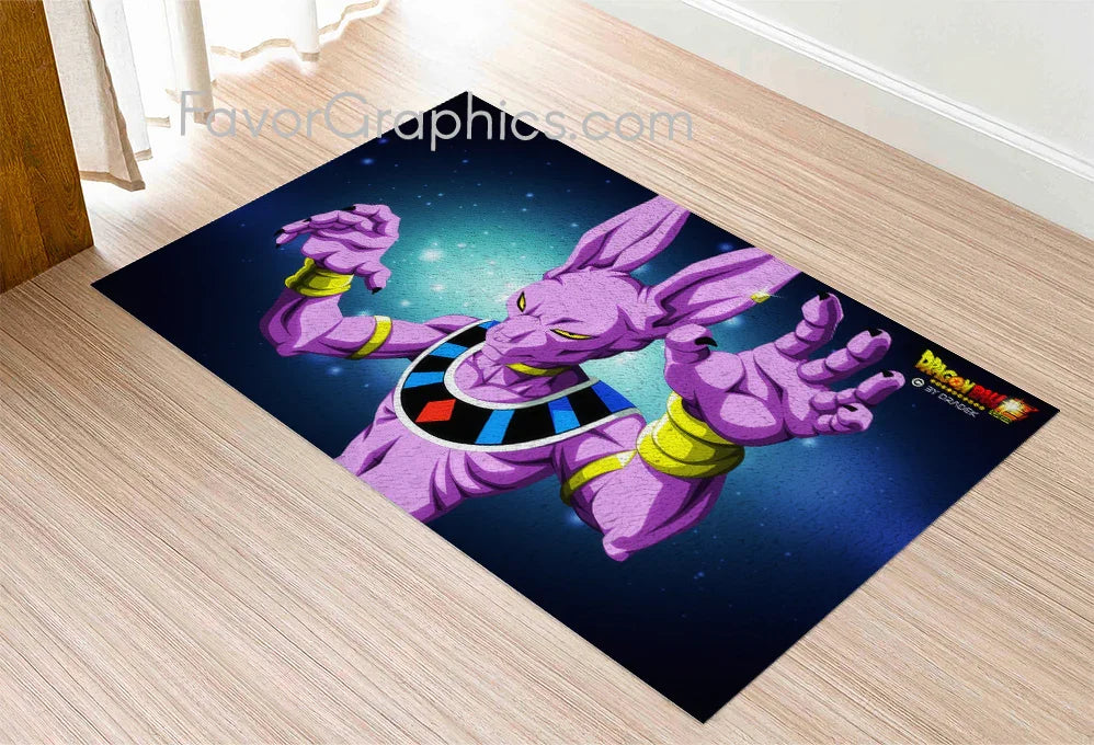 Beerus Dragon Ball Home Bedroom Decor Rug Carpet Mat