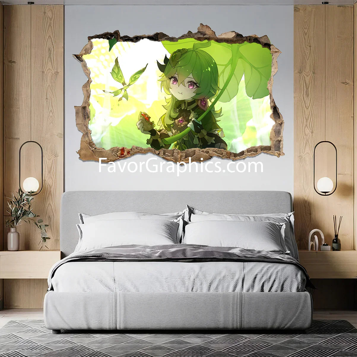 Collei (Genshin Impact) Vinyl Wall Art Decal Sticker Poster Print Mural