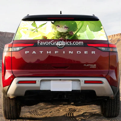 Collei (Genshin Impact) Rear Window Perforated Graphic Vinyl Decal