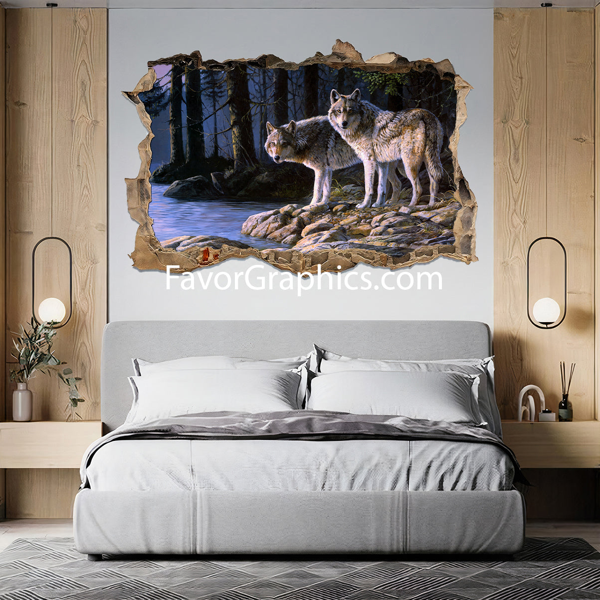 Wolf Vinyl Wall Art Decal Sticker Poster Print Mural