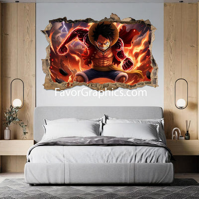 Monkey D. Luffy Vinyl Wall Art Decal Sticker Poster Print Mural