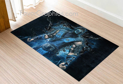 Sub Zero Mortal Kombat Home Bedroom Decor Rug Carpet Mat