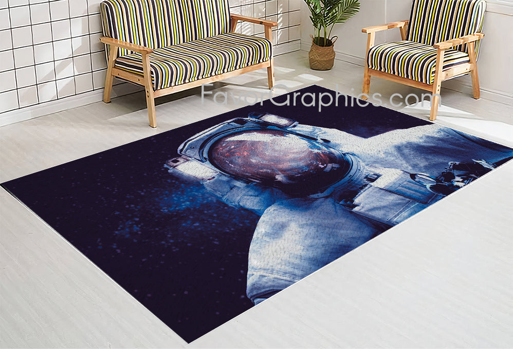 Astronaut Home Bedroom Decor Rug Carpet Mat