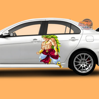 Broly Itasha Car Side Door Decal Vinyl Sticker