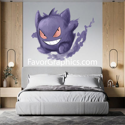 Gengar (Pokemon) Home Room Wall Vinyl Decal Sticker Mural Poster