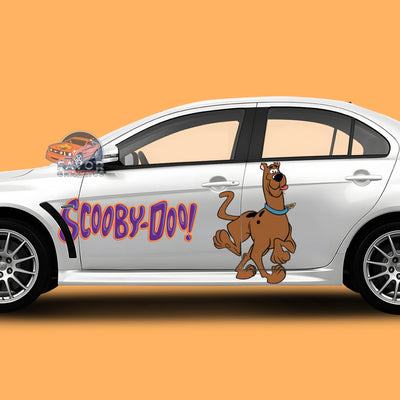 Scooby Doo Itasha Car Side Door Decal Vinyl Sticker