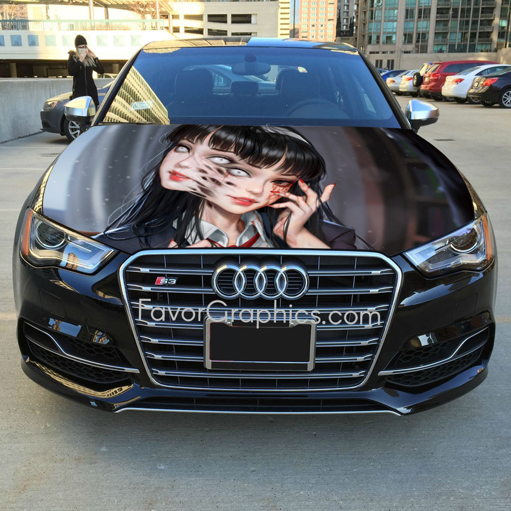 Tomie Kawakami Itasha Car Vinyl Hood Wrap Decal Sticker