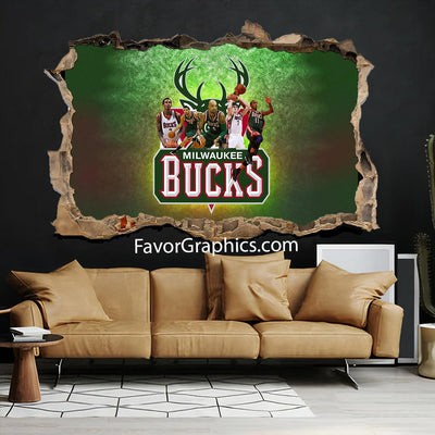 Milwaukee Bucks Vinyl Wall Art Decal Sticker Poster Print Mural