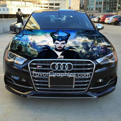 Maleficent  Itasha Car Vinyl Hood Wrap