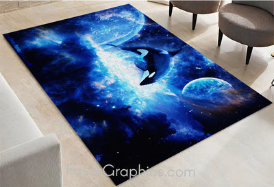 Orca Home Bedroom Decor Rug Carpet Mat