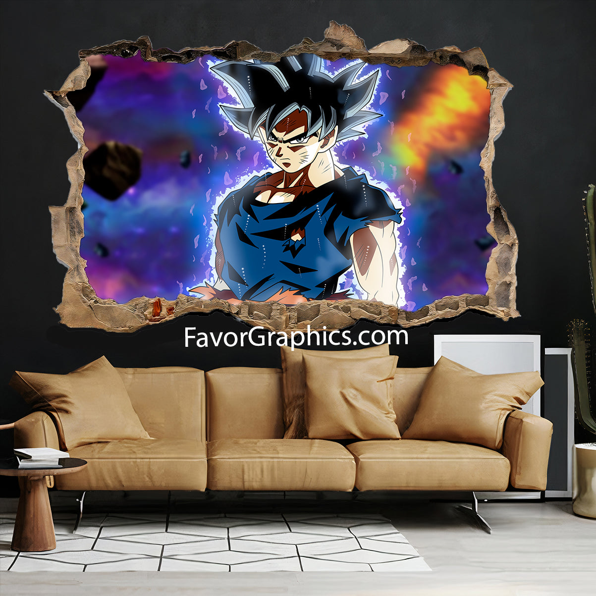 Ultra Instinct Goku Vinyl Wall Art Decal Sticker Poster Print Mural