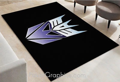 Decepticons Transformers Home Bedroom Decor Rug Carpet Mat