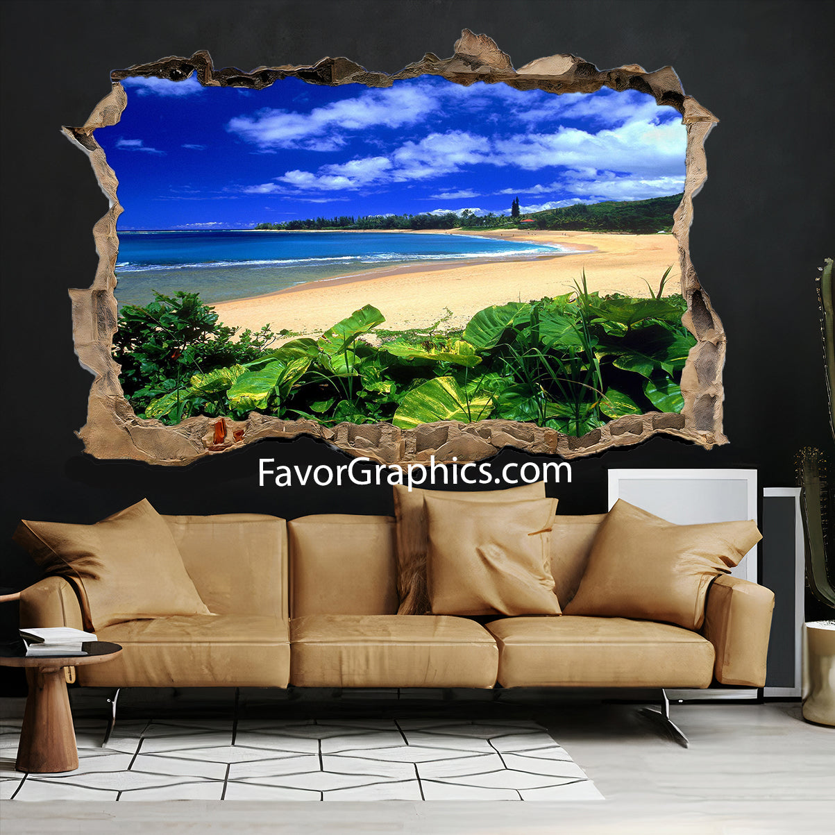 Beach Vinyl Wall Art Decal Sticker Poster Print Mural