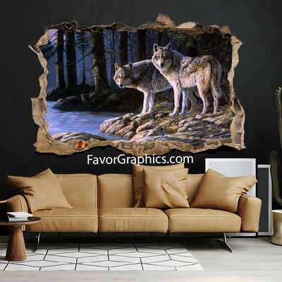 Wolf Vinyl Wall Art Decal Sticker Poster Print Mural