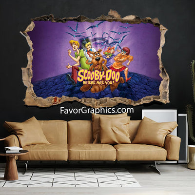 Scooby Doo Vinyl Wall Art Decal Sticker Poster Print Mural