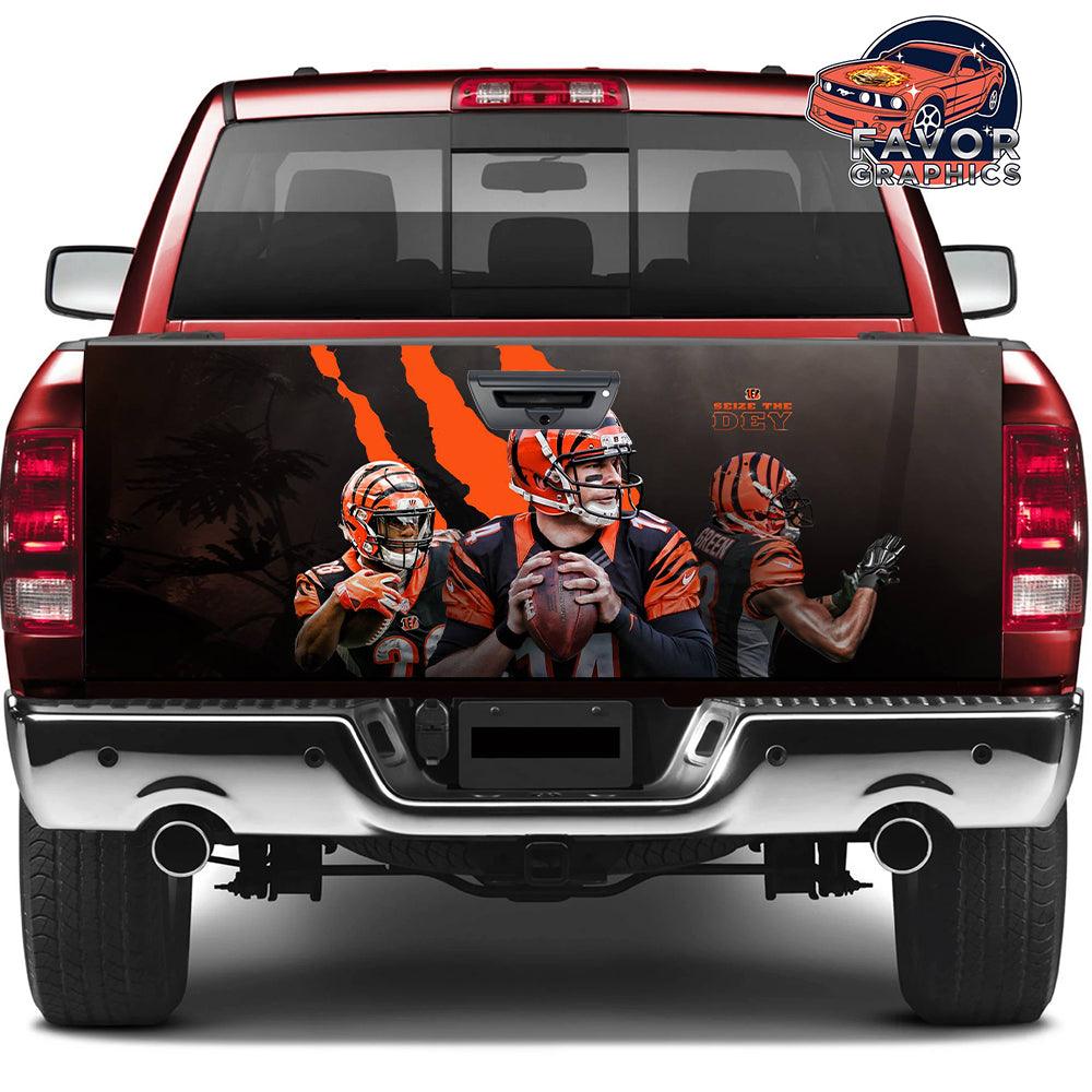 Cincinnati Bengals Tailgate Wraps For Trucks SUV Vinyl Wrap