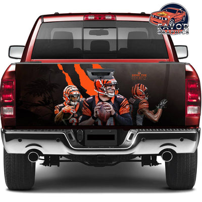 Cincinnati Bengals Tailgate Wraps For Trucks SUV Vinyl Wrap