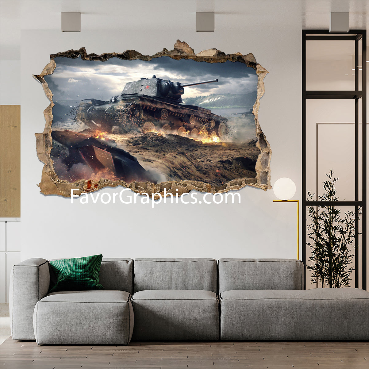 Tank Vinyl Wall Art Decal Sticker Poster Print Mural