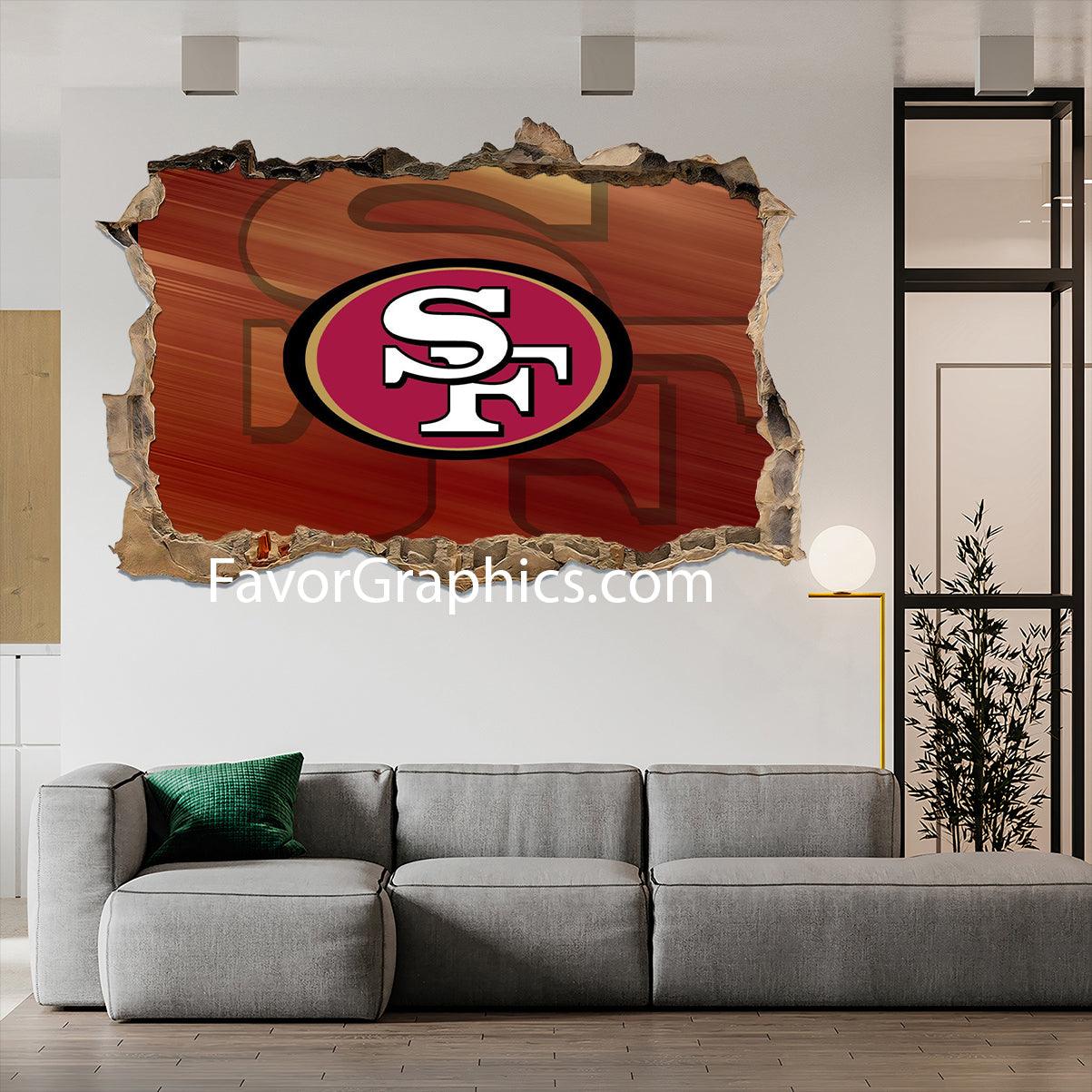 San Francisco 49ers Vinyl Wall Art Decal Sticker Poster Print Mural