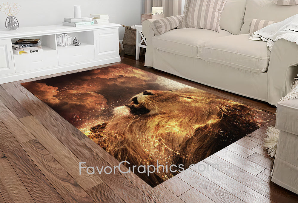 Lion Home Bedroom Decor Rug Carpet Mat