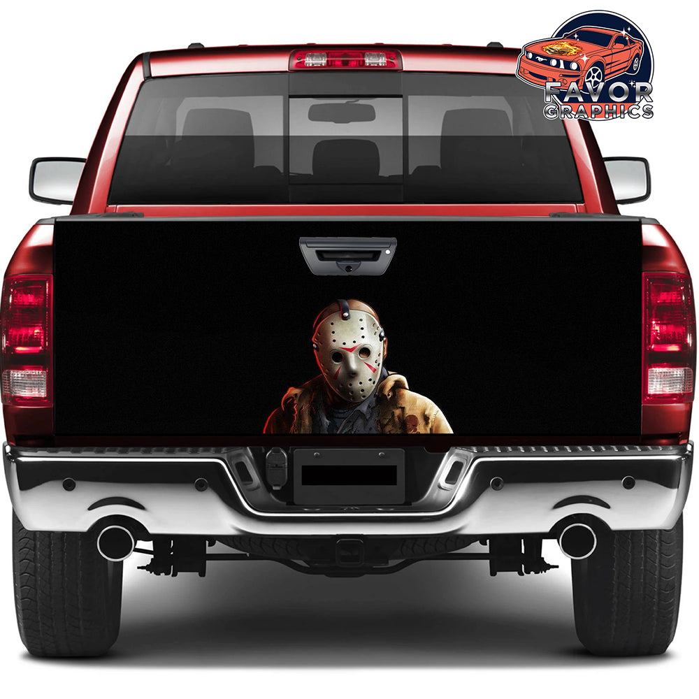 Jason Voorhees Tailgate Wraps For Trucks SUV Vinyl Wrap