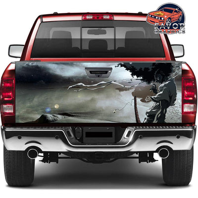 Afro Samurai Tailgate Wraps For Trucks SUV Vinyl Wrap