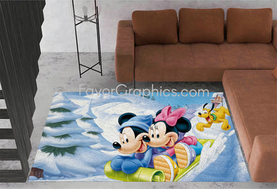 Mickey and Minnie Home Bedroom Decor Rug Carpet Mat