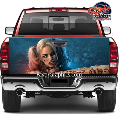 Harley Quinn Tailgate Wraps For Trucks SUV Vinyl Wrap