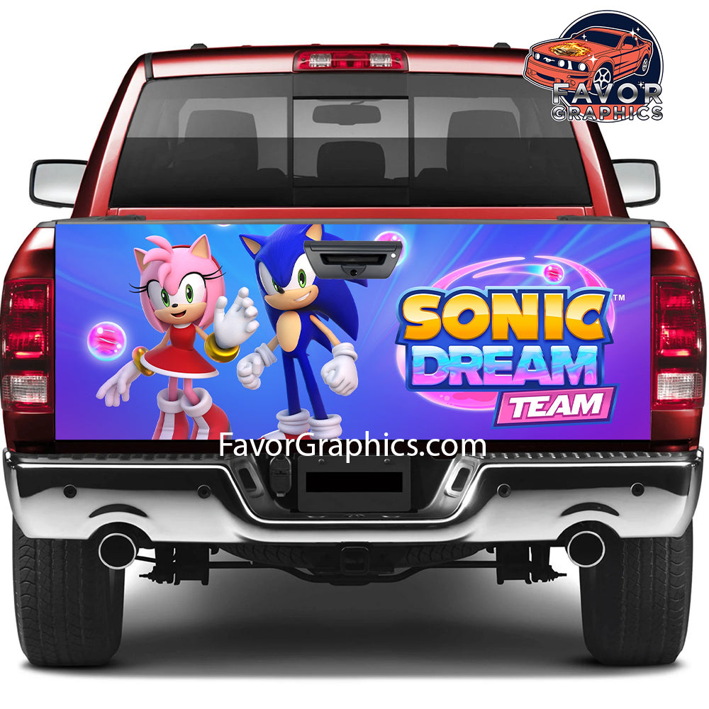 Sonic The Hedgehog Tailgate Wraps For Trucks SUV Vinyl Wrap