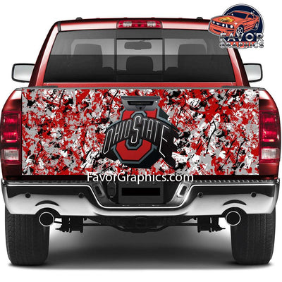 Ohio State Buckeyes Tailgate Wraps For Trucks SUV Vinyl Wrap