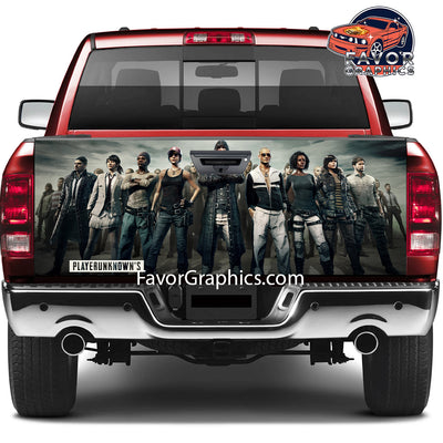 PUBG Tailgate Wraps For Trucks SUV Vinyl Wrap